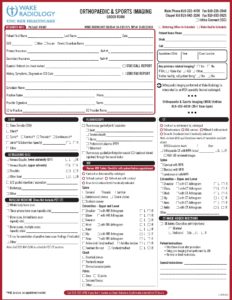 print request order forms provider portal